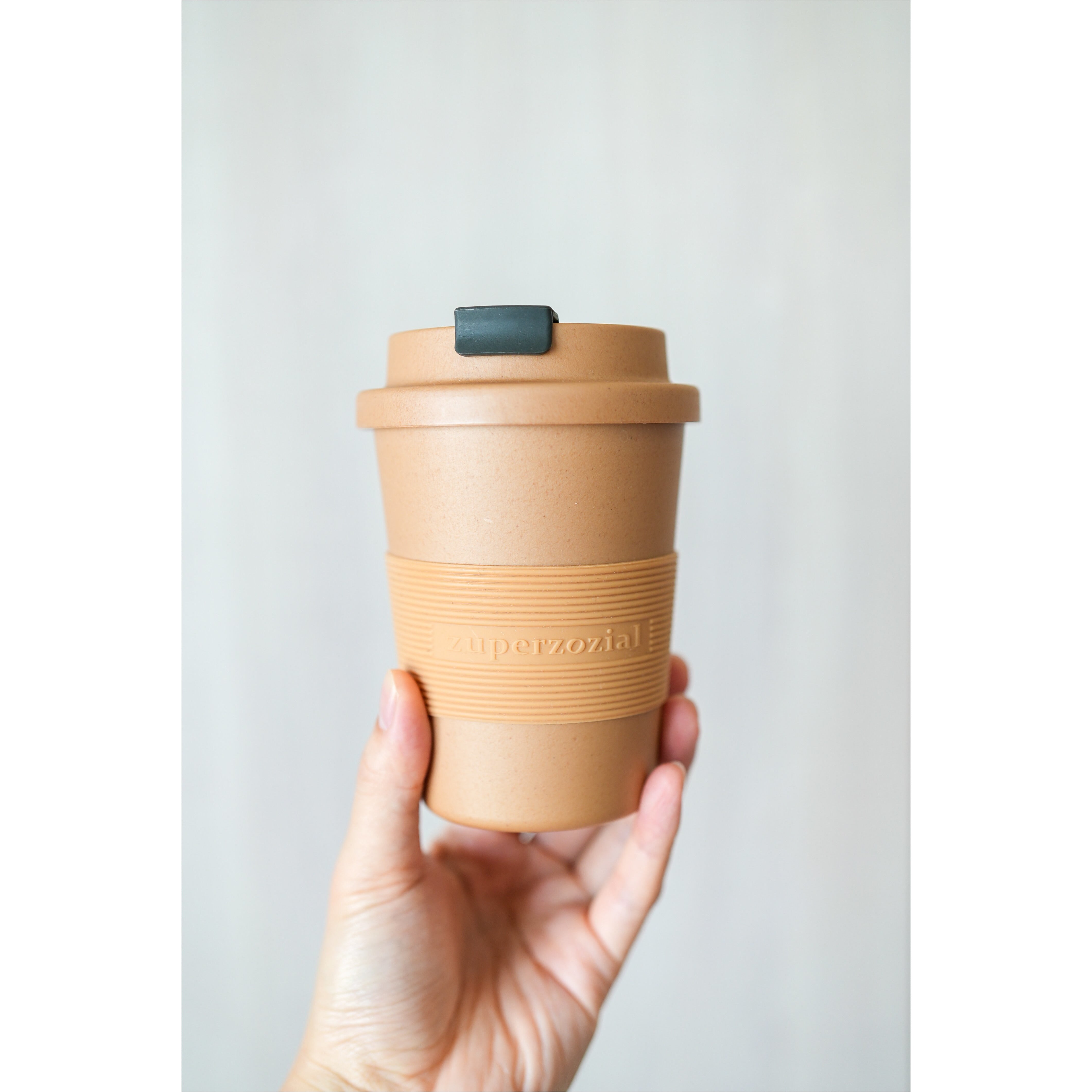Zuperzozial 環保咖啡杯 350ml 焦糖色
