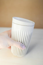 將圖片載入圖庫檢視器 Huskee Cup 環保咖啡杯 355ml 燕麥色
