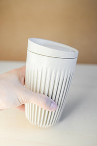 Huskee Cup 環保咖啡杯 355ml 燕麥色